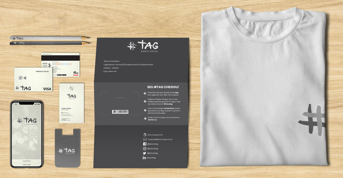 Identidade visual Banco TAG